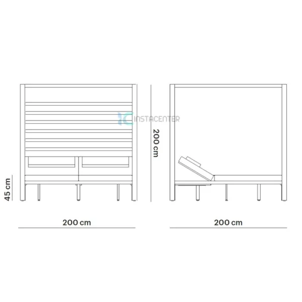 Cama balinesa FLO (Fierro) - Imagen 3