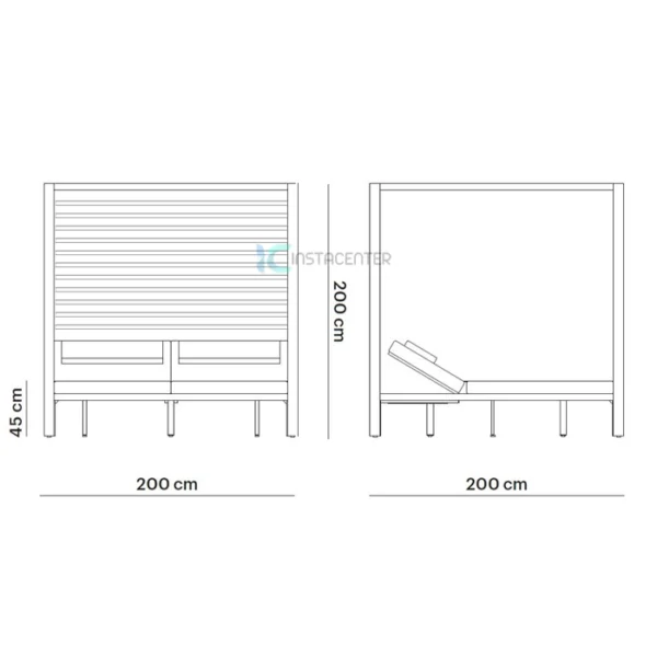Cama balinesa NUR (Madera) - Imagen 3